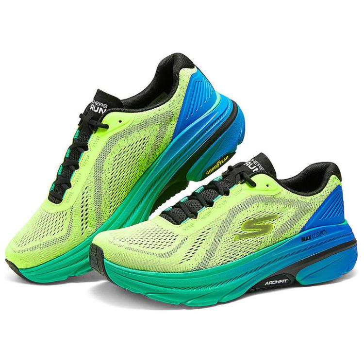 Skechers GO RUN Low top Training Shoes Men’s Bright Yellow Blue