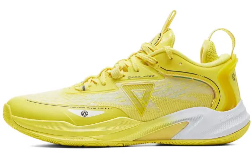 PEAK Lightning 1.0V2 Low top Basketball Shoes Men's Energy Banana Colorway
