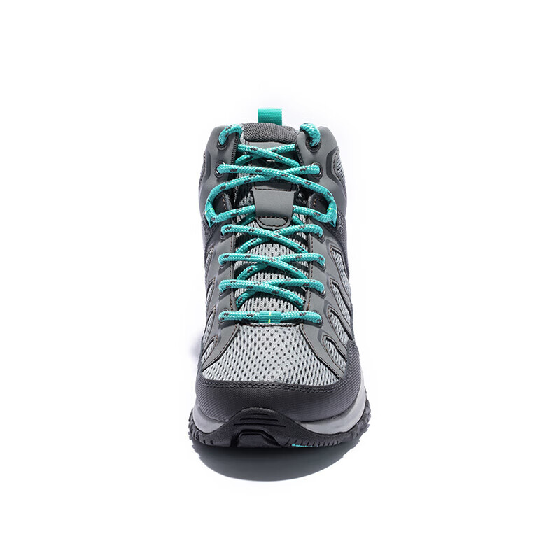 Columbia Slip Resistant Abrasion Resistant Mid top Hiking Shoes Women’s Gray Green