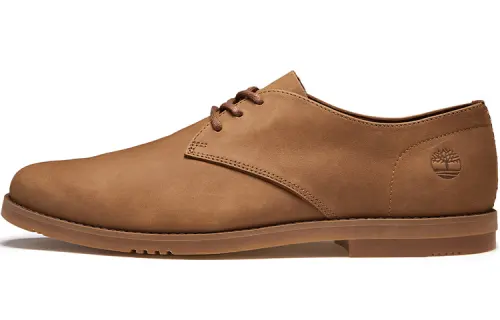 Timberland Casual Leather Shoes Men's Low Top Brown