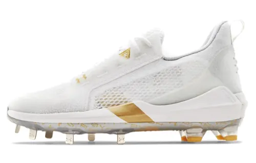 Under Armour Harper Slip Resistant, Abrasion Resistant, Breathable Low top Baseball Training Shoes Men's White