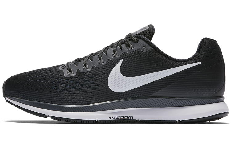 Мужские кроссовки Nike Air Zoom Pegasus 34 (черно-белые) — фото 1