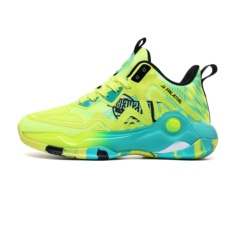 PALATIAL Slip Resistant Abrasion Resistant High top Basketball Shoes Men’s
