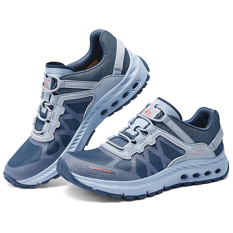 Skechers Go Walk Outdoor Abrasion Resistant Breathable Low top Mountaineering Shoes Women’s Light Blue