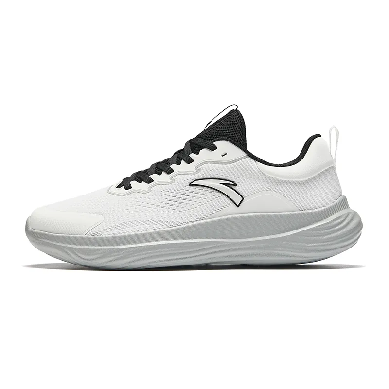 Anta Shen Xing LITE Cushioning Slip Resistant Abrasion Resistant Low top Training Shoes Men's Light Bath Gray