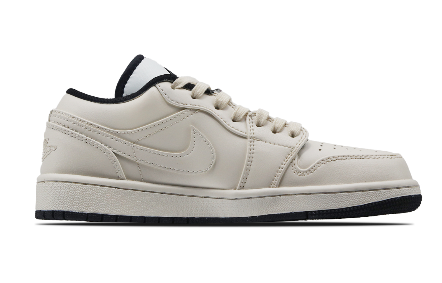 Jordan Air Jordan 1 Cushioning Slip Resistant Low top Vintage Basketball Shoes Unisex Khaki