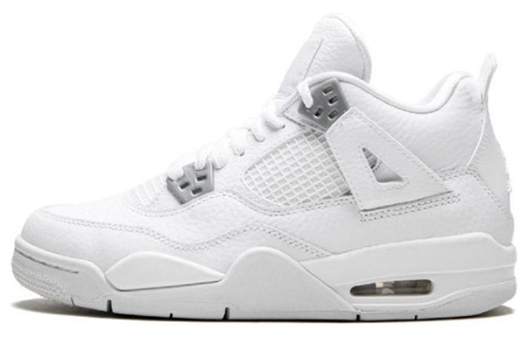 Женские кроссовки Jordan Air Jordan 4 Retro Pure Money 2017 OG (белые)