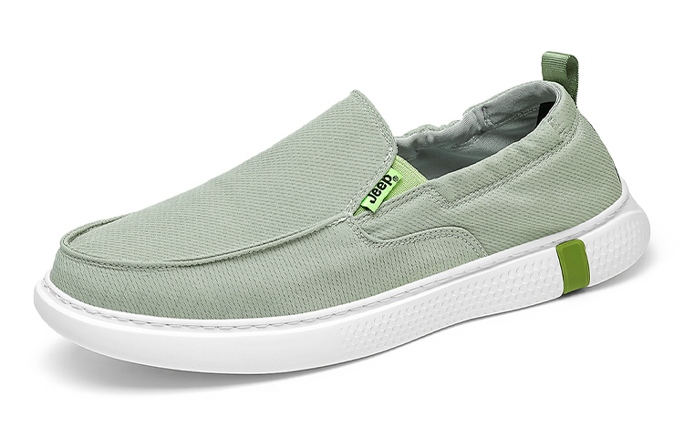 Jeep Breathable And Wear resistant Low top Canvas Shoes Men's Green