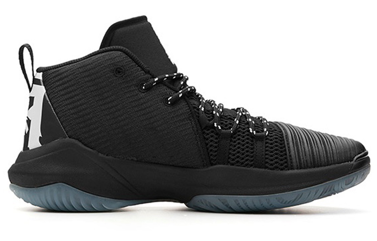 ANTA Basketball Shoes Men’s Mid Top Black/White