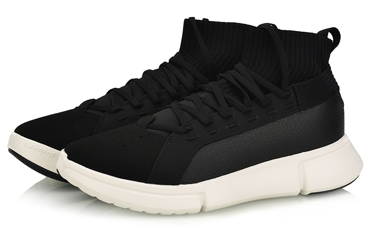 Li Ning Essence 2 Ws Textile, Synthetic Leather Cushioning Slip Resistant Abrasion Resistant Coverage Support High top