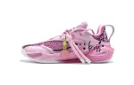 Li Ning Speed 11 Abrasion Resistant Slip Resistant Low top Basketball Shoes Unisex Pink