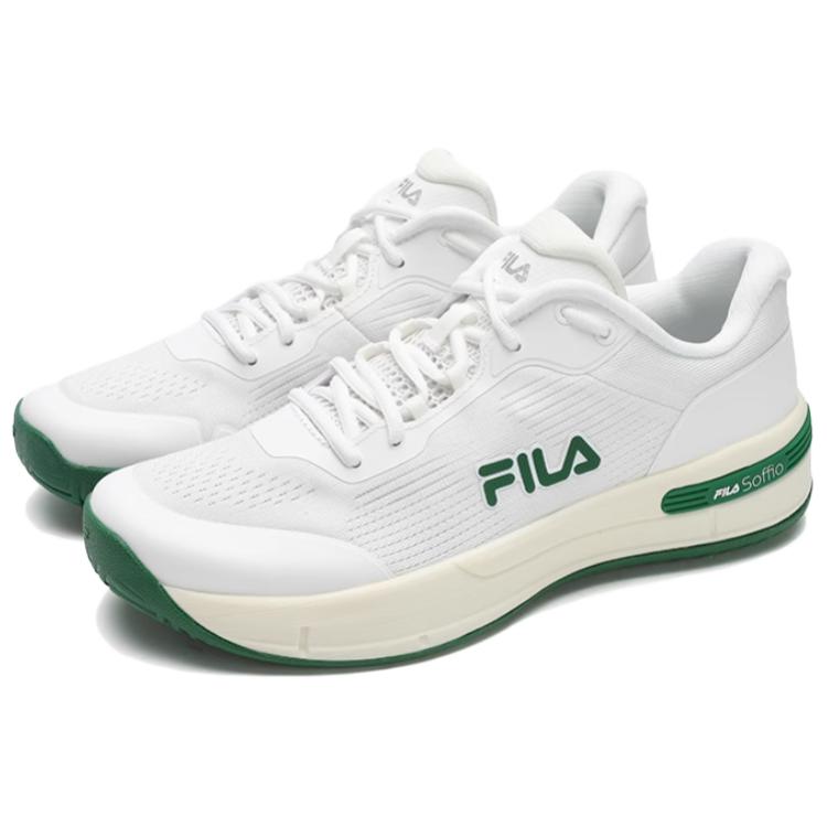 FILA Court Fabric Rebound Low top Tennis Shoes Women’s Bright White