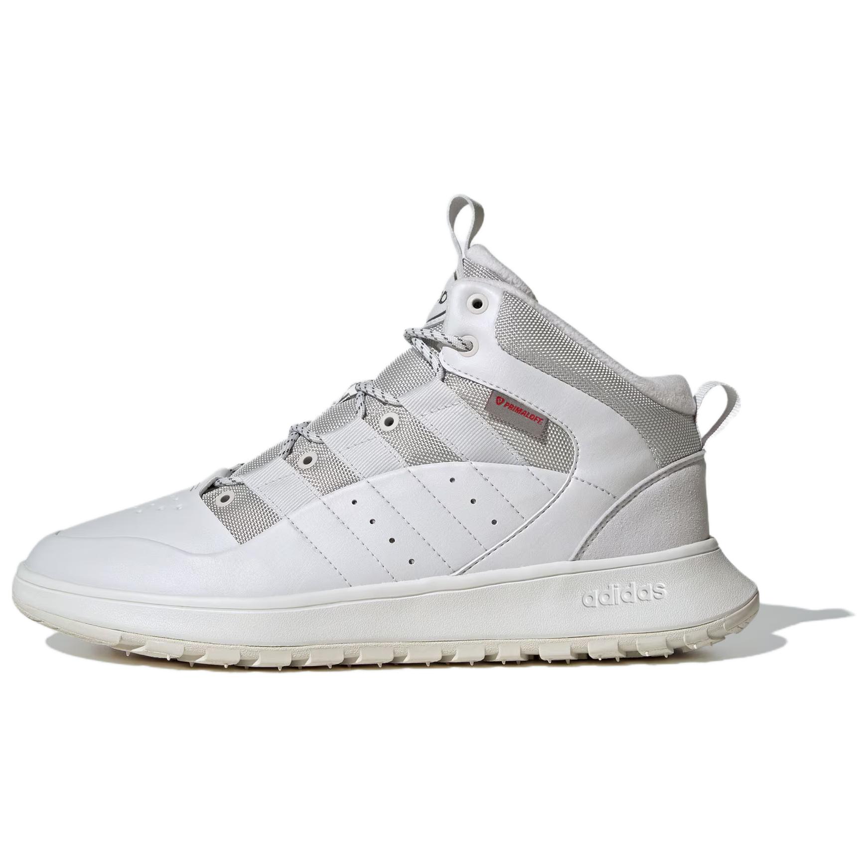 Adidas Abrasion Resistant Mid top Basketball Shoes Unisex White