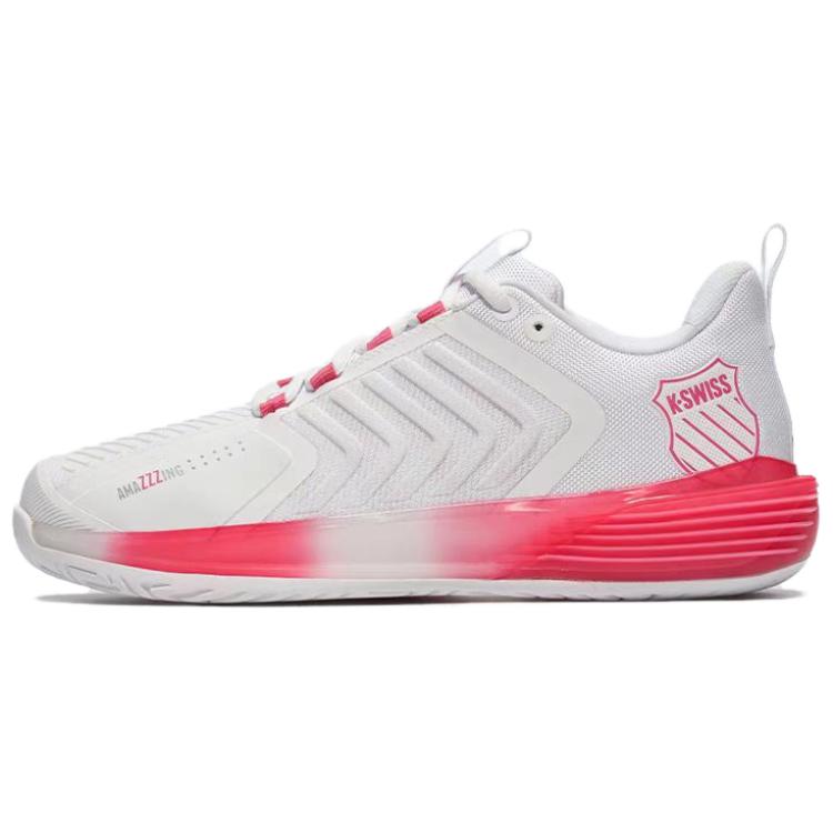 K·SWISS Fabric Low top Tennis Shoes Men’s White Red