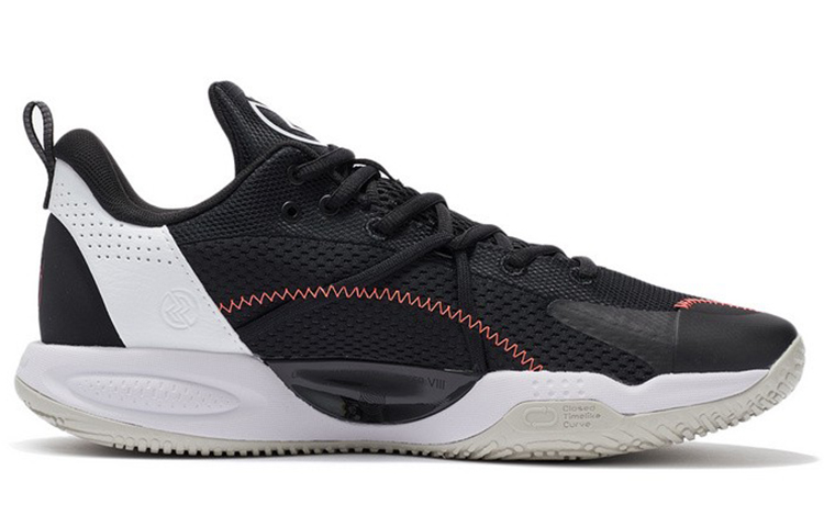 Li Ning Speed 8 Basketball Shoes Men's Low Top Black/Standard White