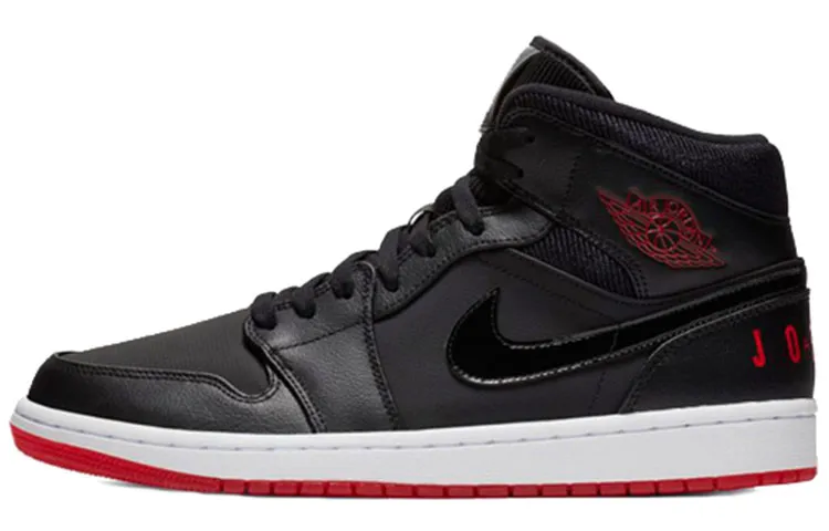 Jordan Air Jordan 1 Mid Cushioning Slip Resistant Cushioning Slip Resistant Mid top Vintage Basketball Shoes Men's