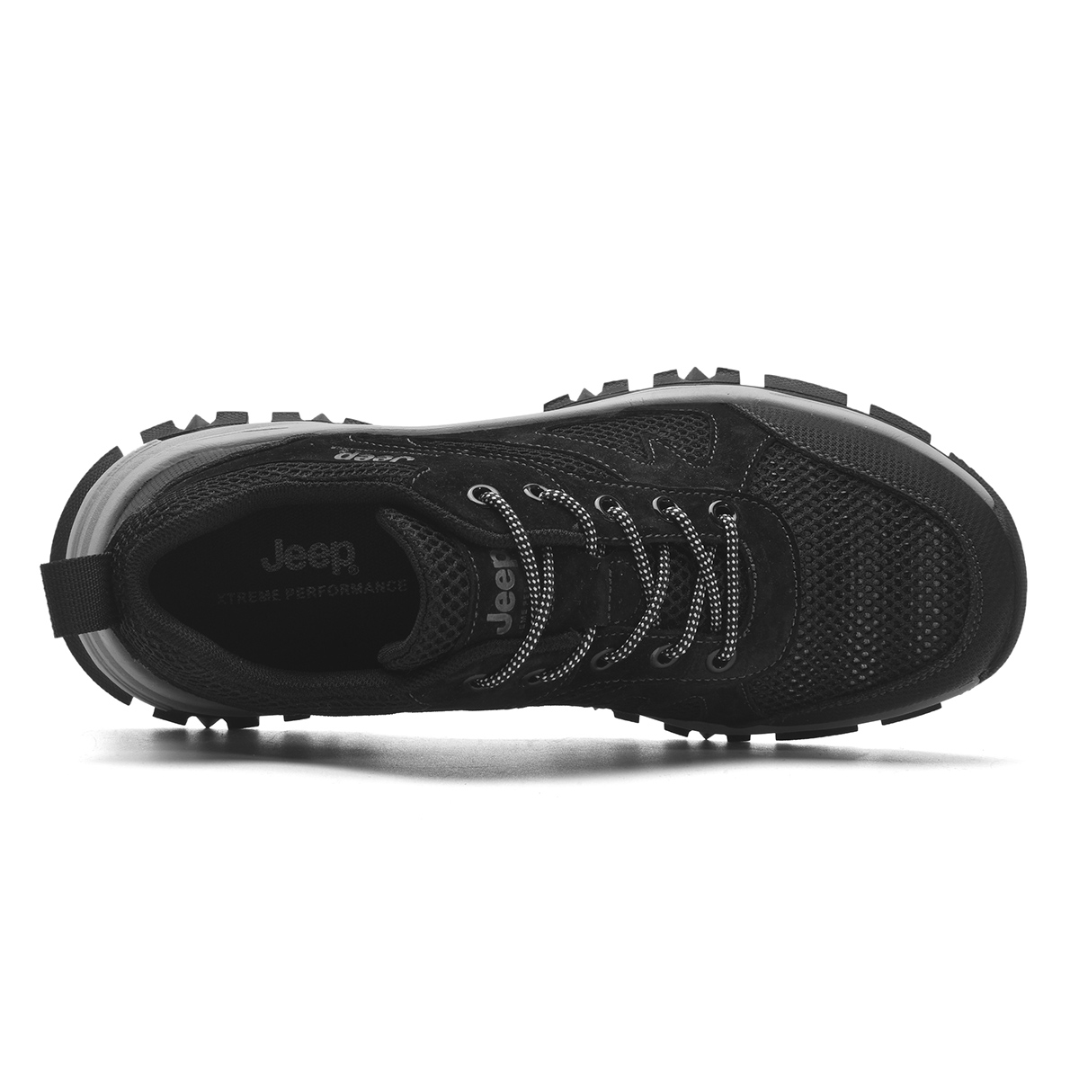 Jeep Textile, Pigskin Comfortable Round Toe Abrasion Resistant Breathable Low top Mountaineering Hiking Shoes Unisex