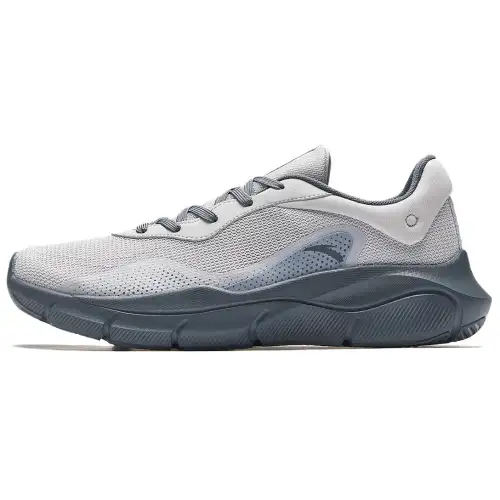Anta Variety Training Collection Cushioning Lightweight Low top Training Shoes Men's Gray