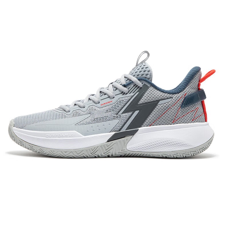 361° Big3 Team Cushioning, Wear Resistant Low top Basketball Shoes Men's Gray