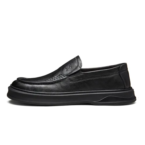 CAMEL Camel, classic business, comfortable and versatile, soft-soled commuting, free loafers, men's casual, men's style