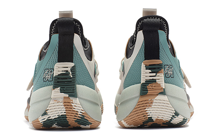 361° Zen 4 Abrasion Resistant Slip Resistant Low top Performance Basketball Shoes Men’s White Green