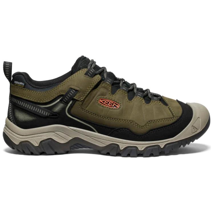 Keen Targhee Cushioning Slip Resistant Abrasion Resistant Low top Hiking Shoes Men’s Green Black