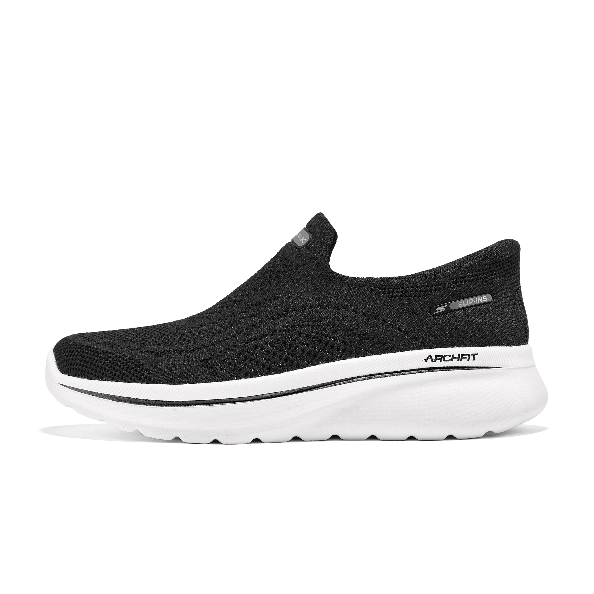 Skechers Skechers Relaxed Fit GO WALK Arch Fit N-Joy - Arianne Comfortable, Fashionable and Trendy Versatile Mom Model Low-top Walking Shoe Women's Black