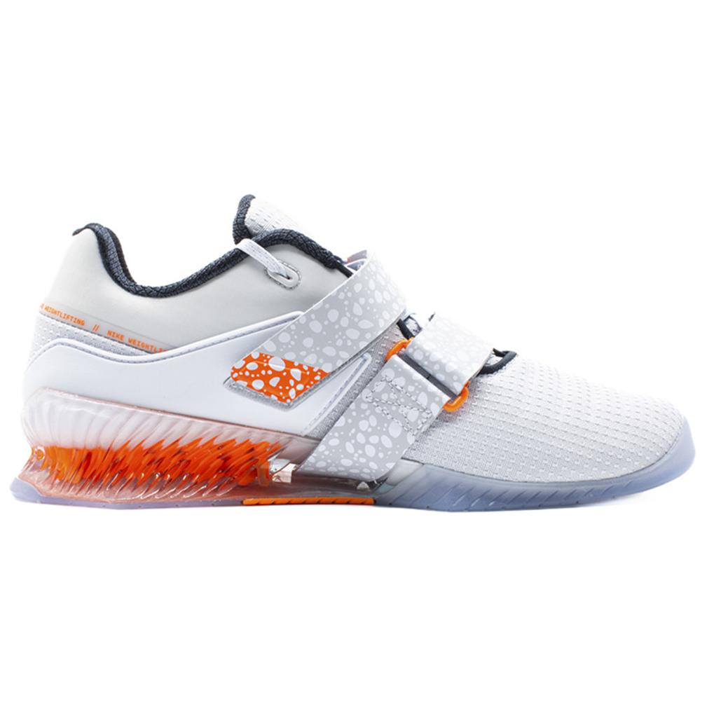Nike Romaleos 4 Slip Resistant Abrasion Resistant Low top Weightlifting Shoes Unisex White