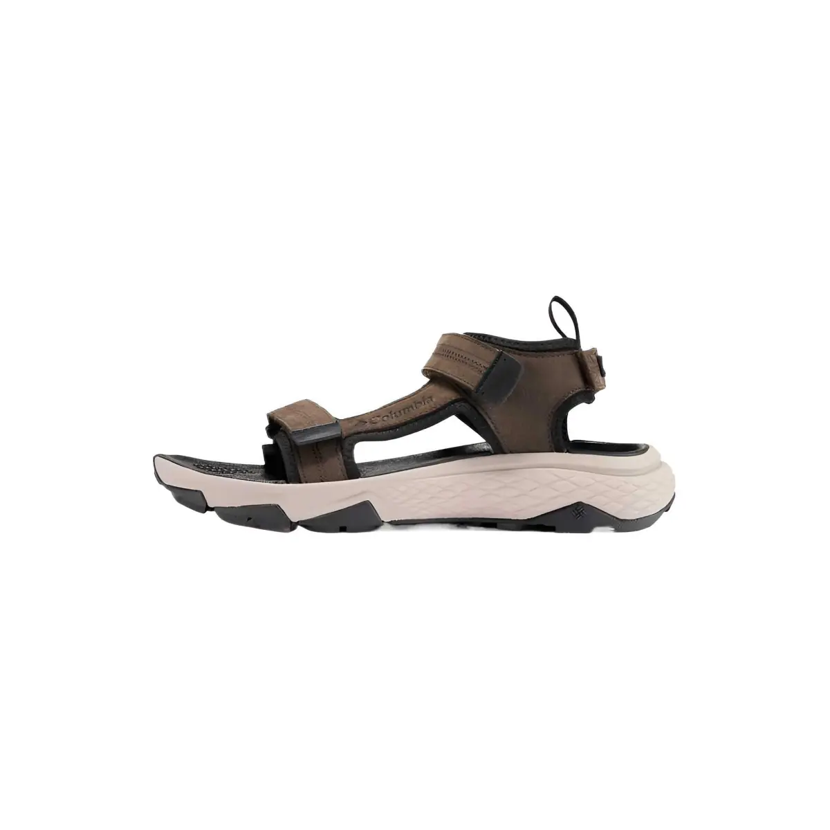 Columbia Peakfreak Rush Textile, Cow Leather Beach Sandals Men's Umber