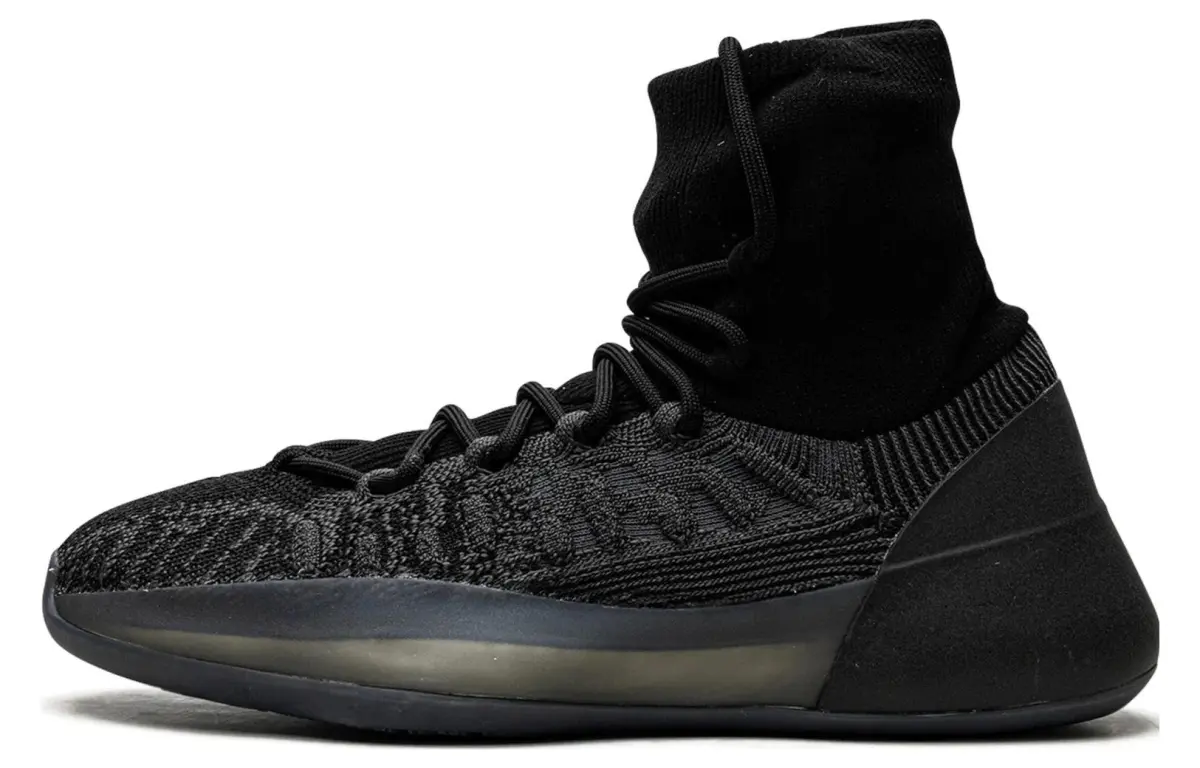 Adidas Originals Yeezy BSKTBL Knit Abrasion Resistant High top Basketball Shoes Unisex Black