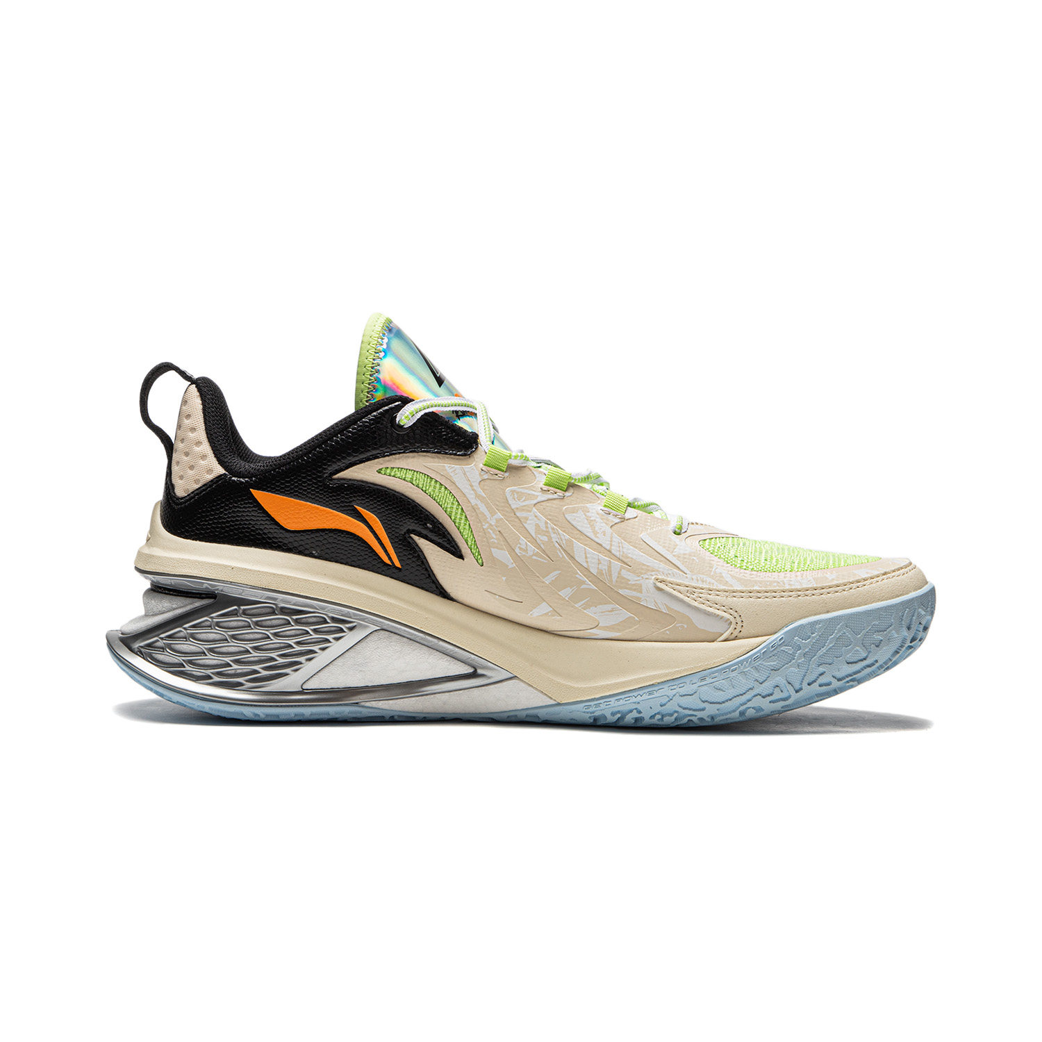 Li Ning Air Strike 11 Low top Performance Basketball Shoes Men’s Rock White Gray