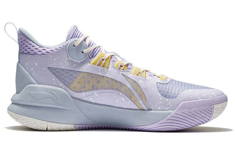 Li Ning Sonic 10 Team Textile, Synthetic Leather, TPU Cushioning Slip Resistant Abrasion Resistant Coverage Support
