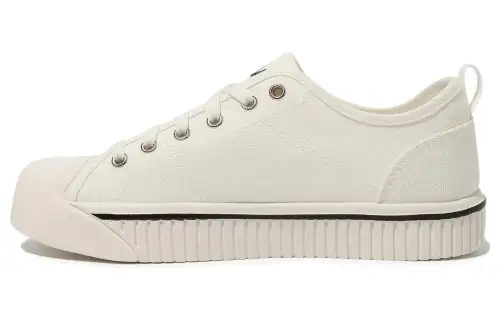 FILA Center Court G V3 Abrasion Resistant Breathable Low top Canvas Shoes Unisex Beige Korean Style
