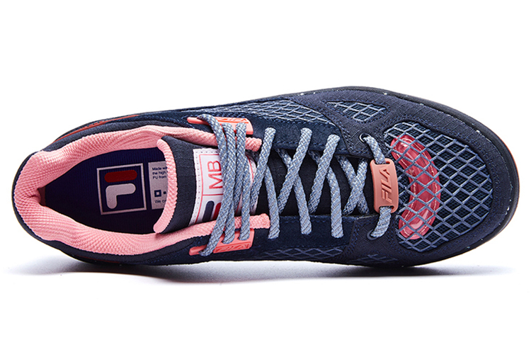 FILA FUSION X Marcelo Burlon Teratach Low Shoes ‘Navy Red’ Women’s