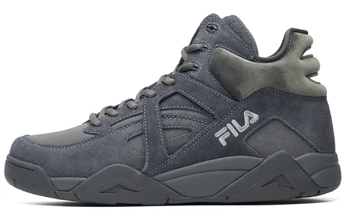 FILA FUSION Cage Low top Vintage Basketball Shoes Men's Gray