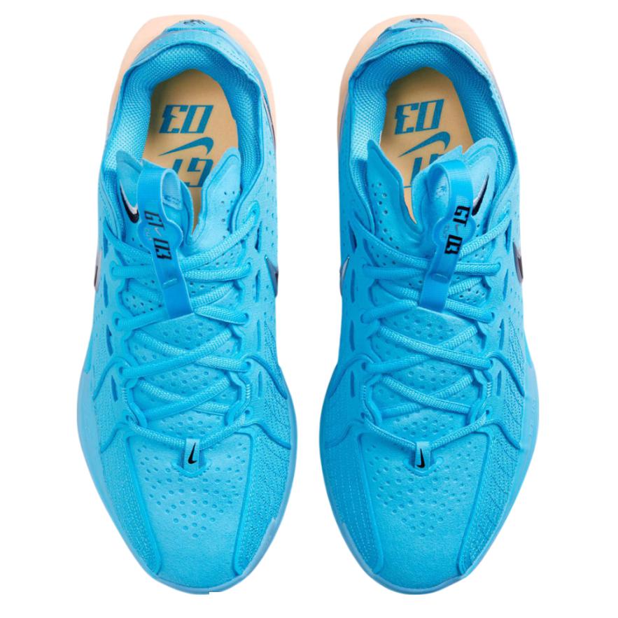 Nike G.T. Cut 3 Slip Resistant Abrasion Resistant Low top Basketball Shoes Unisex Blue