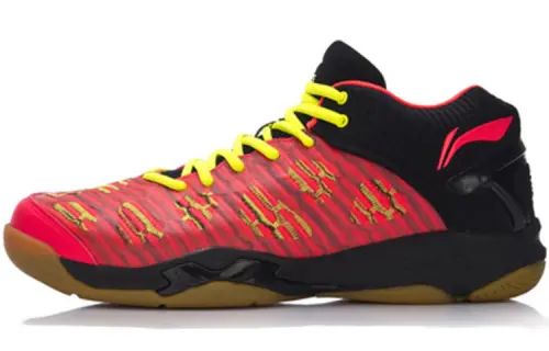 Li Ning Nirvana Fashion Cushioning Abrasion Resistant Breathable Rebound Low top Badminton Shoes Unisex