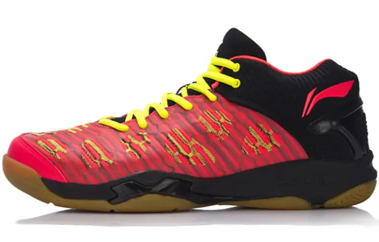 Li Ning Nirvana Fashion Cushioning Abrasion Resistant Breathable Rebound Low top Badminton Shoes Unisex