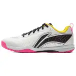 Li Ning Slip Resistant And Abrasion Resistant Coverage Training Scenario Low top Table Tennis Shoes Unisex White Black