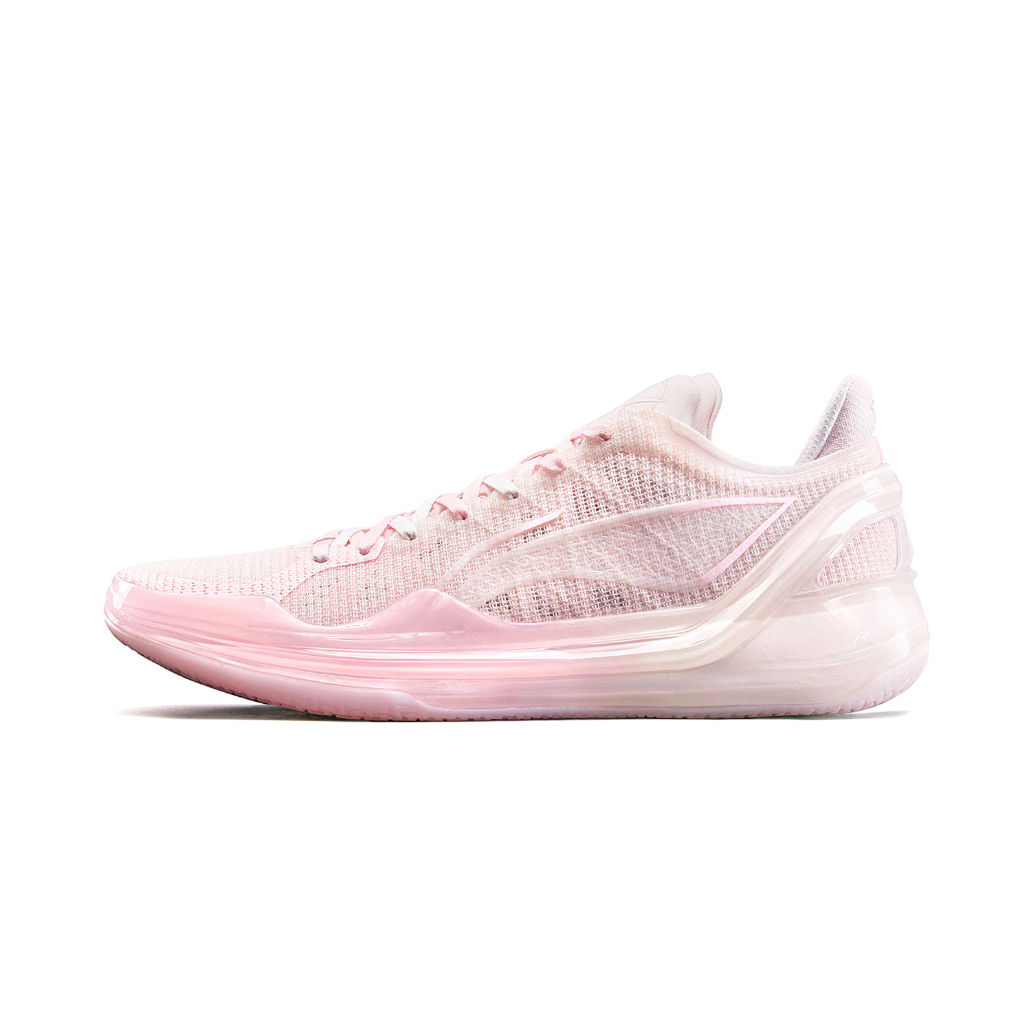 Li Ning Liren 4 V2 Cushioning Slip Resistant Lightweight Rebound Low top Basketball Shoes Men's Pink
