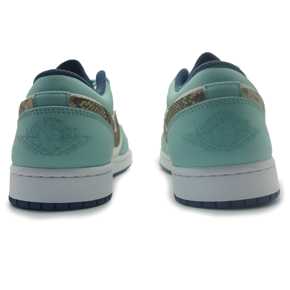 Jordan Air Jordan 1 Abrasion Resistant Low top Vintage Basketball Shoes Men’s Green
