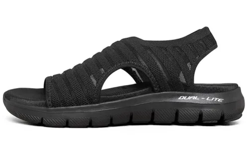 Skechers Flex Appeal 2.0 Beach Sandals Women's Black