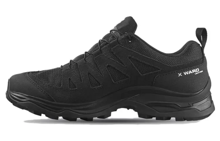 SALOMON X Ward Comfortable Cushioning Slip Resistant Abrasion Resistant Low top Outdoor Shoes Women's Black