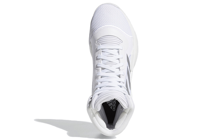 Мужские кроссовки adidas Marquee Boost (бело-серебристые) — фото 5