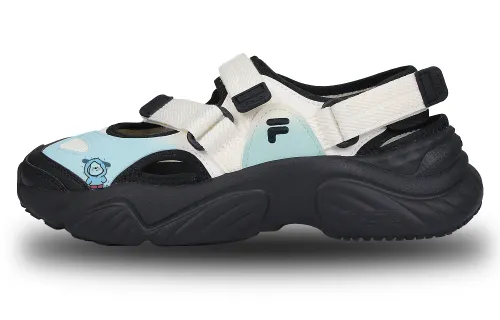 FILA FUSION Conch Focal Length Range Beach Sandals Women's White Blue