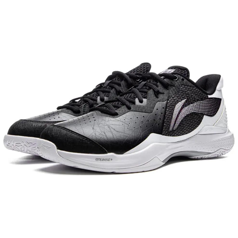 Li Ning Thunder Synthetic Leather Comfortable And Trendy Cushioning, Wear Resistant Low top Badminton Shoes Men’s