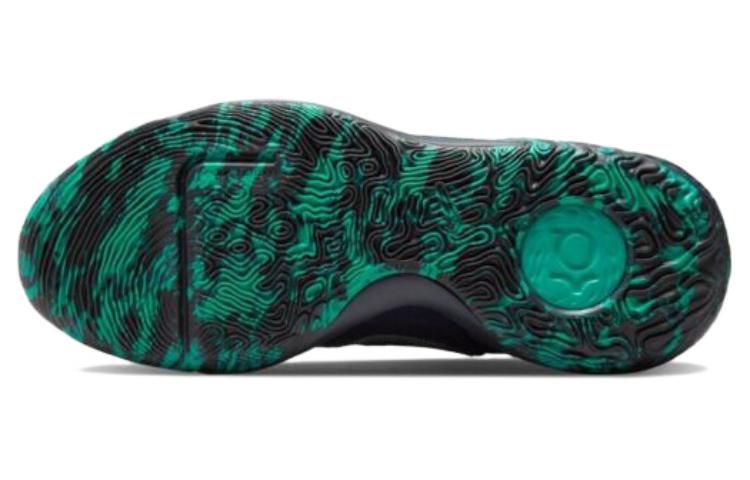 Кроссовки Nike KD Trey 5 IX EP (темно-синий / зеленый) — Тёмно-синий / зелёный — фото 5