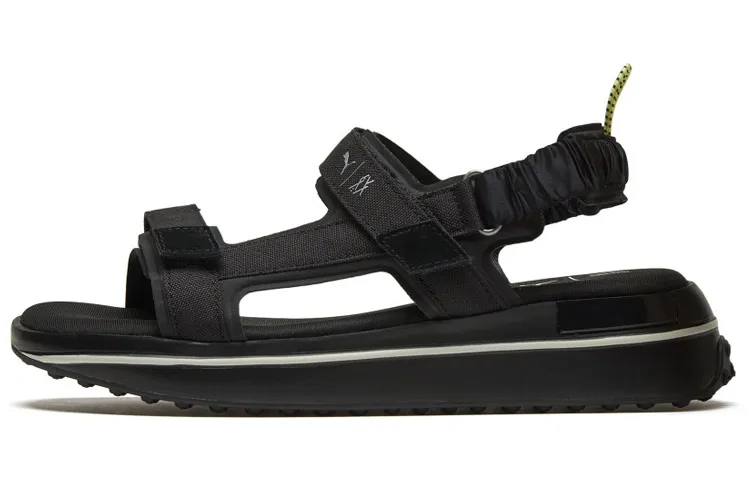 PUMA Liu Wen X Future Rider Sandals 'Fluorescent Braid Black' Women's