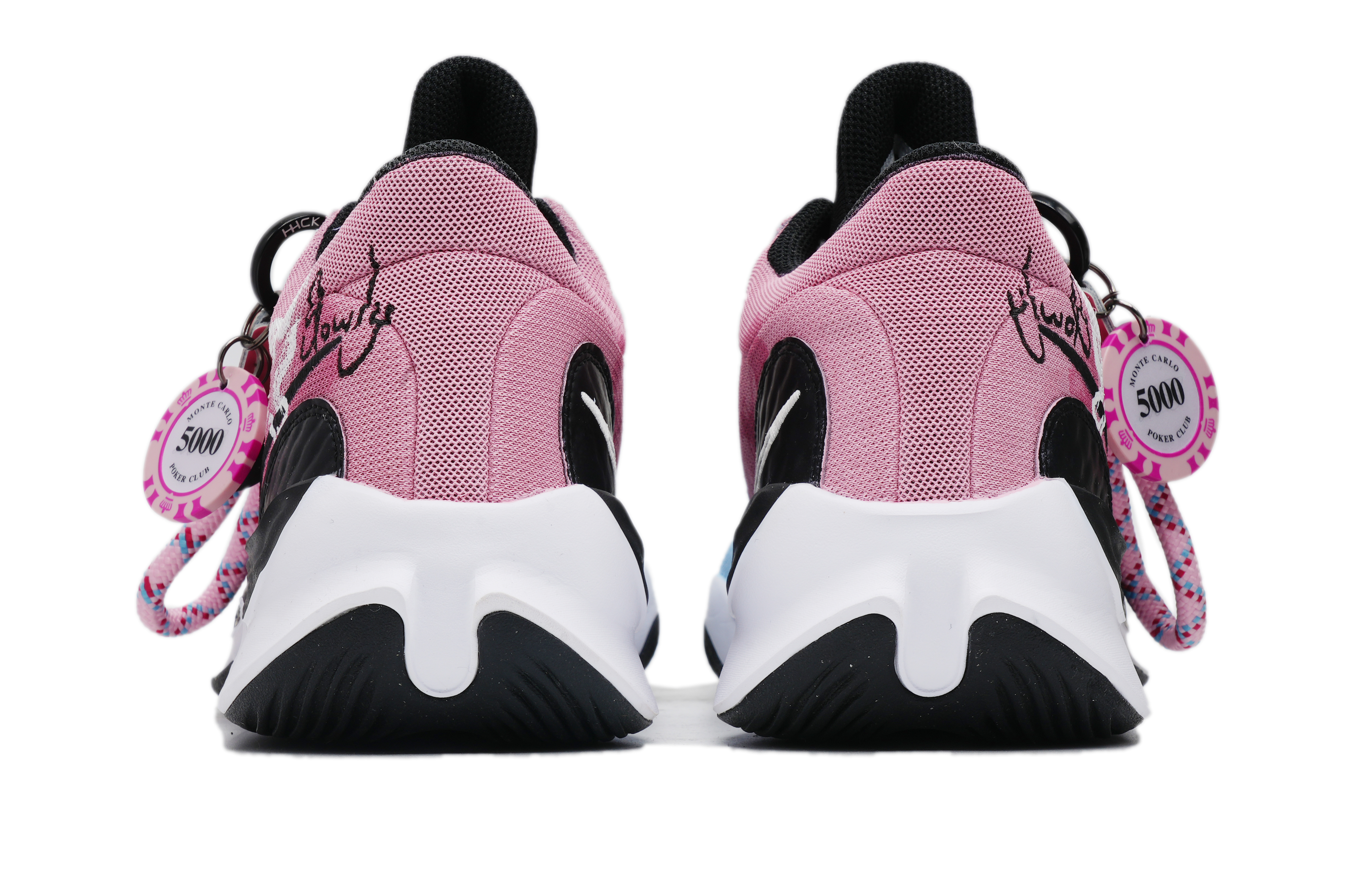 Nike Renew Elevate 3 Cushioning Slip Resistant Abrasion Resistant Low top Basketball Shoes Unisex Blue Pink