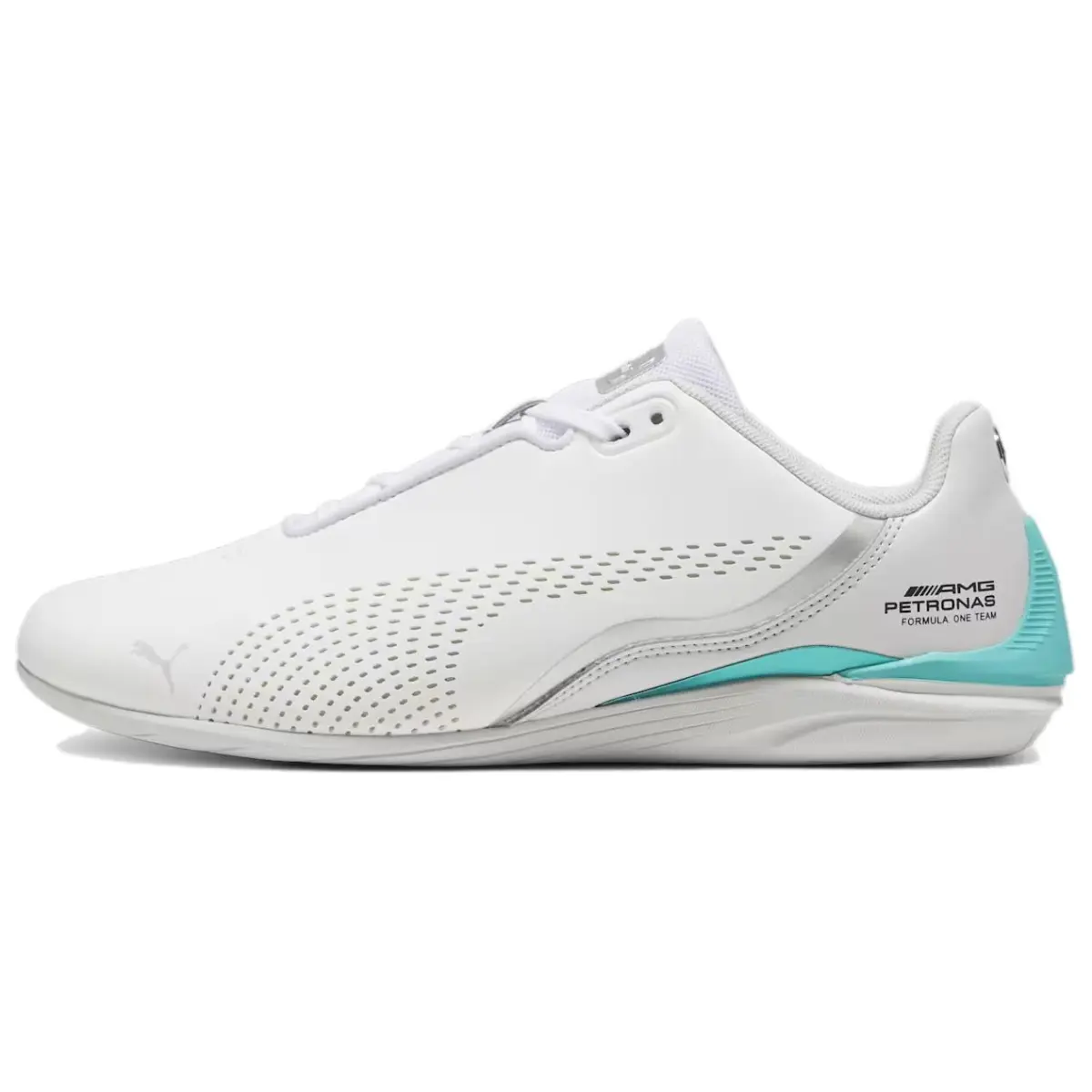 PUMA Drift Cat Decima Mercedes Amg Petronas F1 White Sheen Green